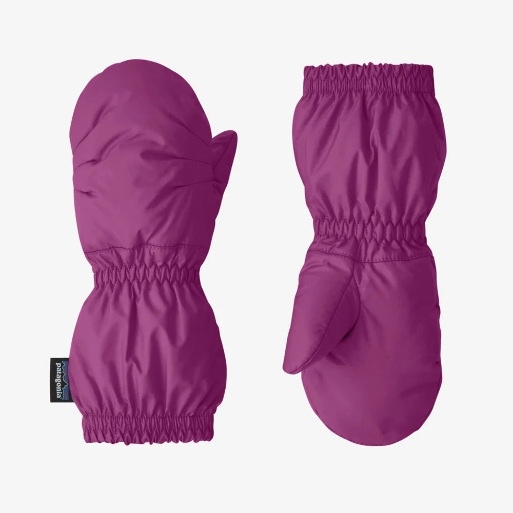 Patagonia Baby Puff Snow Mitts Purple 6-12M